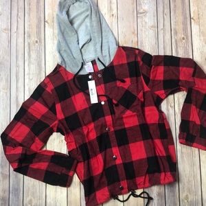Flannel Hoodie